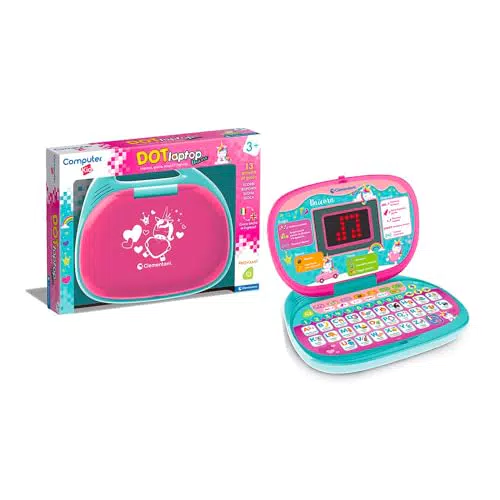 Clementoni Computer Kid DOT Unicorn - Gioco Educativo Elettronico Parlante