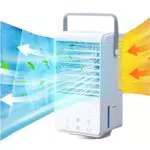 Condizionatore Portatile USB 3 in 1: Ventilatore, Raffreddatore d'Aria, Umidificatore