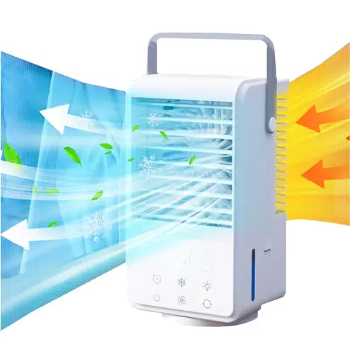 Condizionatore Portatile USB 3 in 1: Ventilatore, Raffreddatore d'Aria, Umidificatore