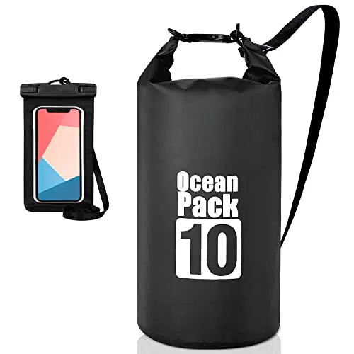 Borsa Impermeabile Coolzon con Custodia per Cellulare - Tracolla Regolabile per Attività Outdoor