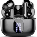 Cuffie Bluetooth, Auricolari Bluetooth 5.3 con 4 Mic