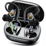 Auricolari Bluetooth Sport con Microfono e Display LED - Nero