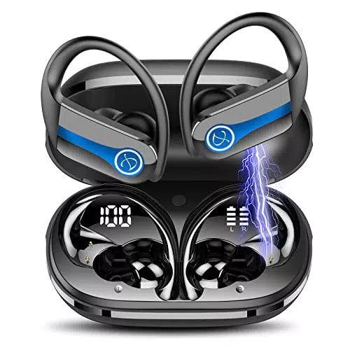 Cuffie Bluetooth Sport Wireless con Microfono HD e Display LED - Marchio X