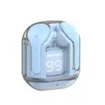 Cuffie Bluetooth Trasparenti TWS con Custodia di Ricarica - Connessione Automatica - Mic ENC - Wireless Android/iOS