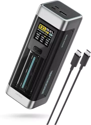 CUKTECH Power Bank 25000mAh Caricatore Portatile con 3 Porte USB C PD 140W - Display Digitale - Ricarica Rapida per PC, MacBook Pro, Galaxy, iPhone