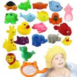 Giocattoli da Bagno per Neonati - Animali Diversi - 6 Mesi+