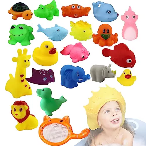 Giocattoli da Bagno per Neonati - Animali Diversi - 6 Mesi+