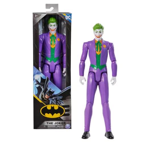 DC Comics - Joker in Scala 30 cm con Articolazioni e Decorazioni Originali