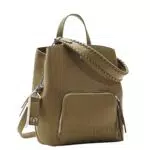 Desigual Logo Half Donna KAKI SUM - Verde
