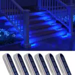 DetarZinLED Luci Solari Esterno con On/Off Automatico IP68 Impermeabili - Ideali per Deck, Scale e Giardini