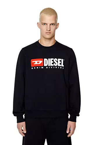 Diesel Uomo S-ginn-div Felpa, 100-0bawt, XXL
