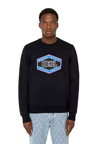 Diesel Uomo S-ginn-k27 Felpa con cappuccio, 9xx-0hayt
