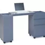 Scrivania/Mobile allungabile con cassetti e Contenitore - Dmora