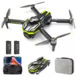 Drone con Telecamera HD 1080P Pieghevole e Motore Brushless - RC Quadcopter Telecomandato per Principianti - Giocattolo Regalo per Ragazzi e Uomini