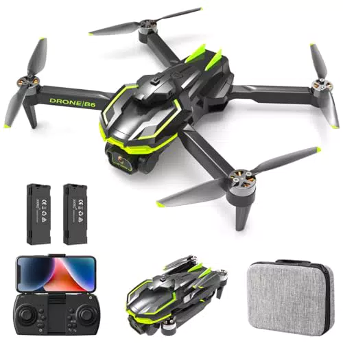 Drone con Telecamera HD 1080P Pieghevole e Motore Brushless - RC Quadcopter Telecomandato per Principianti - Giocattolo Regalo per Ragazzi e Uomini