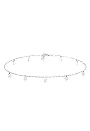 Collana Donne Elli Geo Cerchio Argento Sterlino 925
