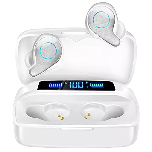 Auricolari Senza Fili Esiposs Bluetooth 5.0 - Cuffie Wireless Stereo con Mic, IPX7 Impermeabile - Ricarica USB-C - Compatibile con iPhone Samsung Android