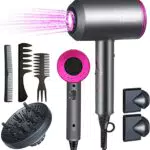 Asciugacapelli Flintronic Professionale 2000W con Tecnologia Ioni - 3 Velocità e Pulsante Caldo/Freddo