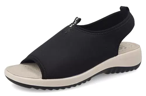 Fly Flot Sandali Donna in Rete Elastica con Sottopiede in Microfibra
