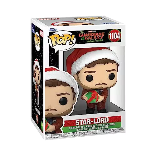 Funko Pop! Marvel Star-Lord Guardians Of The Galaxy Holiday Special - Figura Vinile Collezione