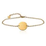 Bracciale in Oro 18k con Ciondolo Inciso delle Iniziali - GD GOOD.designs