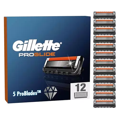 Gillette ProGlide - Lamette di Ricambio per Rasoio da Uomo, RASATURA PROFONDA e CURA DELLA BARBA UOMO