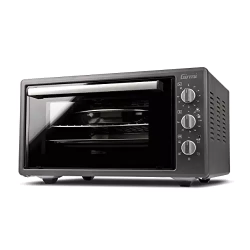 Forno Elettrico Ventilato Girmi FE4500: Timer 90 min, Termostato Regolabile, Funzioni Cottura Base, Grill e Combinata.