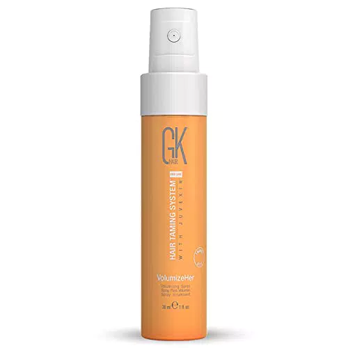GK HAIR Global Keratin Hair Spray VolumizeHer - Spray Volumizzante Anti-Frizz con Protezione dal Calore