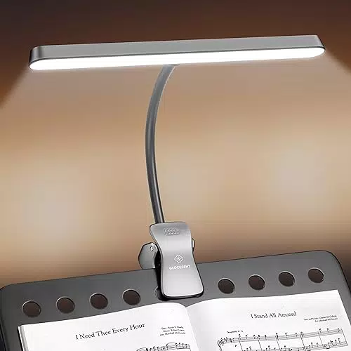 Lampada LED per Leggio Musicale con Pinza e 3 Colori di Luminosità