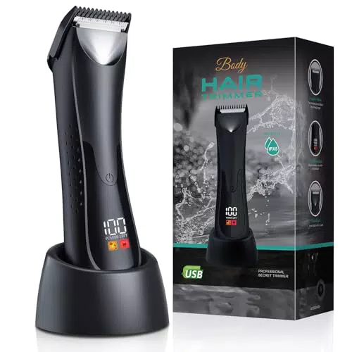 Rasoio Elettrico Corpo Uomo con Illuminazione a LED Waterproof