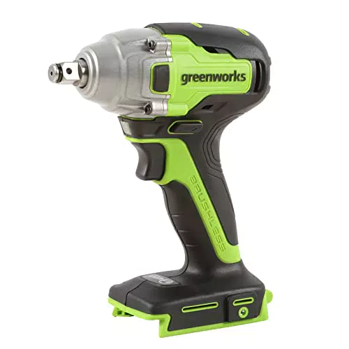Greenworks Bullonatrice a Impulsi a Batteria con Motore Brushless 24V - 400Nm di Coppia