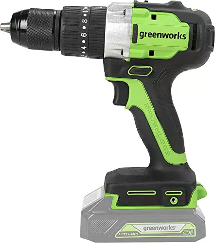 Greenworks Trapano Avvitatore a Batteria GD24DD60 24V Brushless