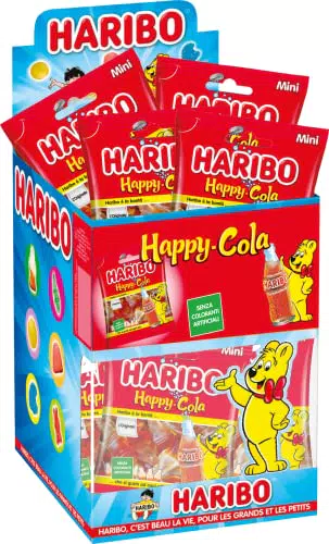 Haribo Mini Happy Cola - Caramelle Gommose Gusto Cola