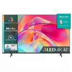 Hisense Smart TV 43 QLED 4K con Dolby Vision e Alexa Built-in
