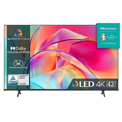 Hisense Smart TV 43" QLED 4K con Dolby Vision e Alexa Built-in