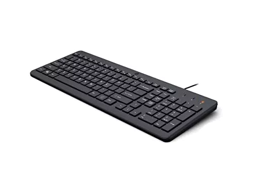 Tastiera HP 150 con cavo e 12 combinazioni di scelta rapida con tasto Fn