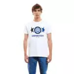 Inter - T-Shirt Scudetto 2023/2024 Campioni d'Italia, Maglia Ufficiale 2 Stelle