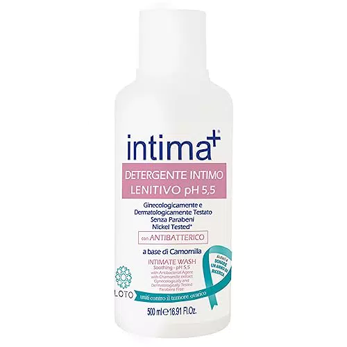 Intima+ Detergente Intimo Lenitivo con Antibatterico alla Camomilla 500 ml