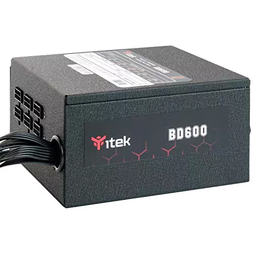 Itek Alimentatore per PC da 600 Watt con Ventola HDB da 12 mm