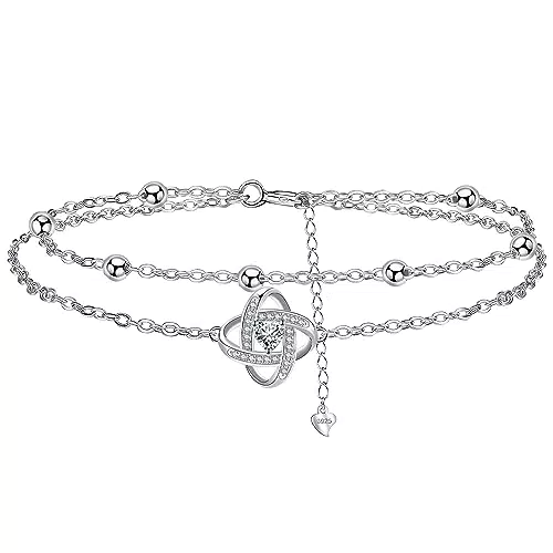 Bracciale Donna Argento 925 con Zircone Cubico - Regalo Festa Della Mamma