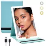 Specchio per trucco da viaggio illuminato a LED JADAZROR