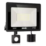 JESLED Faretto LED Esterno con Sensore di Movimento 50W 4500 Lumen IP66 Impermeabile