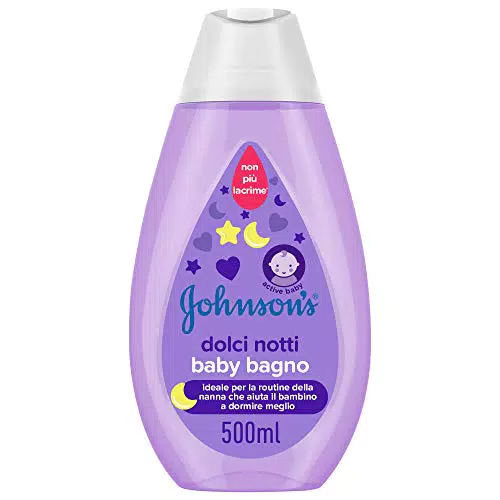 Johnson's Baby Dolci Notti Bagnoschiuma Rilassante per Bambini, Formula Non Più Lacrime