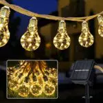 Luci Solari da Giardino Joomer con 16 Lampadine LED - Decorazioni Retro Giardino Balcone Feste