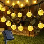 Luce Solare da Giardino con Catena Luminosa a LED per Esterno - 8 Modalità, Impermeabile - Ideale per Feste e Cortili