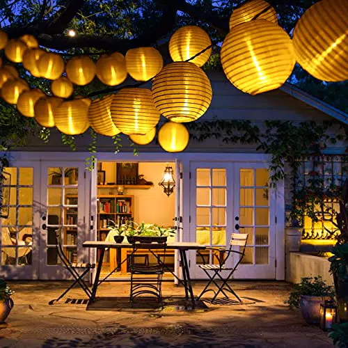 Luci Solari da Giardino Joomer: Lanterne Catena Luminosa LED con 8 Modalità