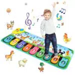Tappetino Musicale per Bambini Kacunoki con 8 Animali e 9 Tasti - Giocattolo Educativo per la Danza