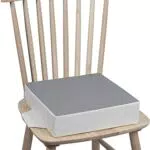 Cuscino Rialzo per Bambini Regolabile Kalawen PU con 2 Cinghie - Grigio