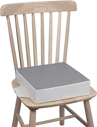 Cuscino Rialzo per Bambini Regolabile Kalawen PU con 2 Cinghie - Grigio