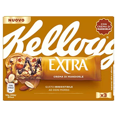 Barretta Kellogg's con Crema di Mandorla